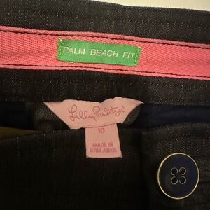 Lilly Pulitzer Denim Trousers - palm beach fit